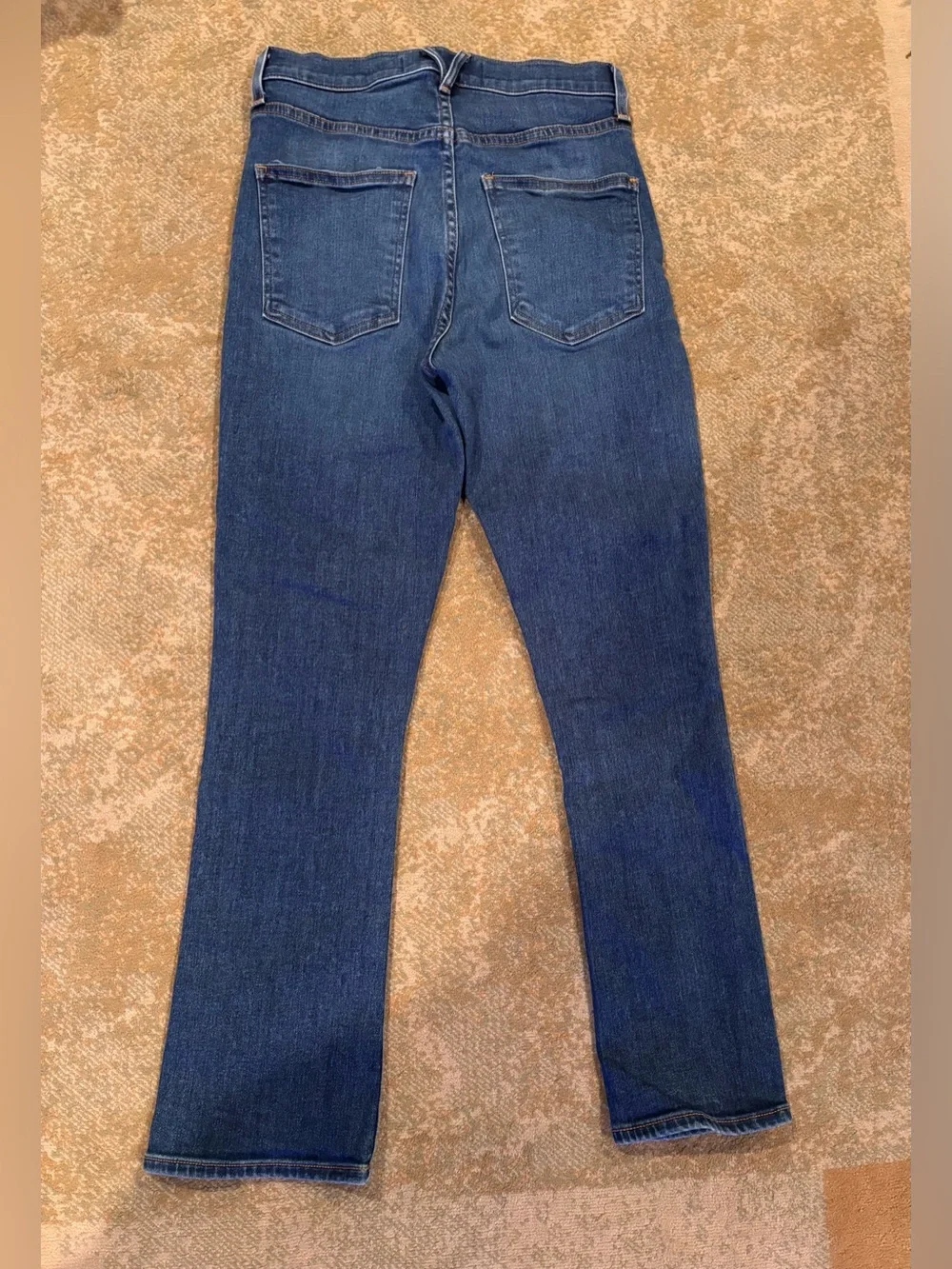 Veronica Beard Carly Kick Flare Jeans Women’s 28 High Rise Blue Stretch Denim